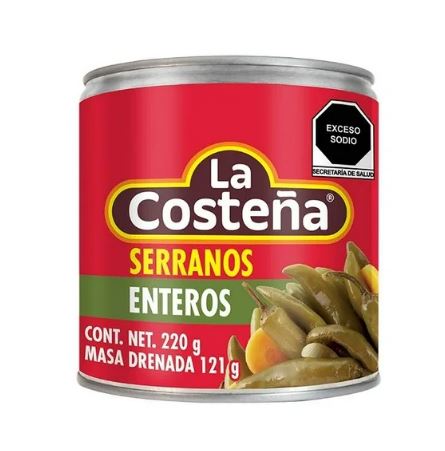 CHILES EN VINAGRE Y CHIPOTLE LATA