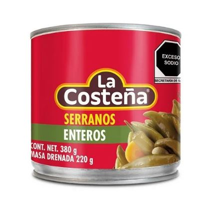 CHILES EN VINAGRE Y CHIPOTLE LATA