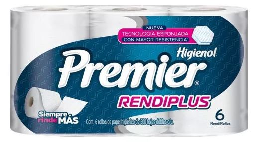 PAPEL DE BAÑO CON 6 ROLLOS