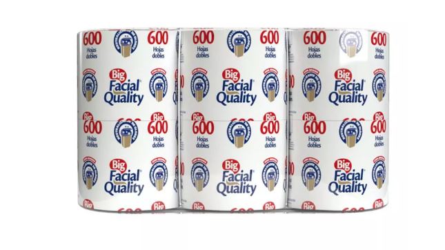 PAPEL DE BAÑO CON 6 ROLLOS